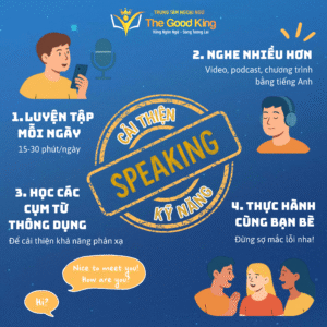 PHƯƠNG PHÁP CẢI THIỆN SPEAKING