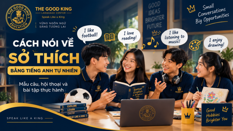 Cách nói về sở thích bằng tiếng Anh tự nhiên: Mẫu câu, hội thoại và bài tập thực hành