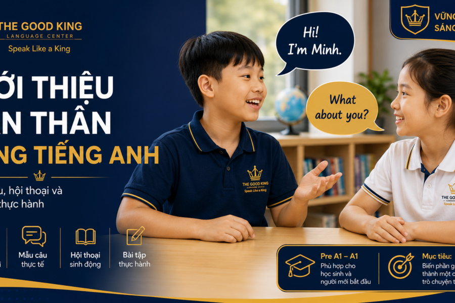 Cách giới thiệu bản thân bằng tiếng Anh tự nhiên: Mẫu câu, hội thoại và bài tập thực hành