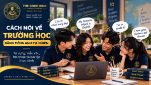 Cách nói về trường học bằng tiếng Anh tự nhiên tại The Good King
