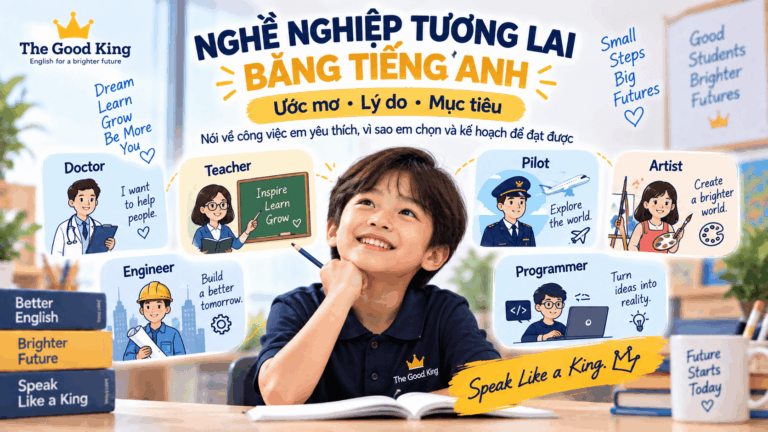 Cách nói về nghề nghiệp tương lai bằng tiếng Anh: Ước mơ, mục tiêu và lý do