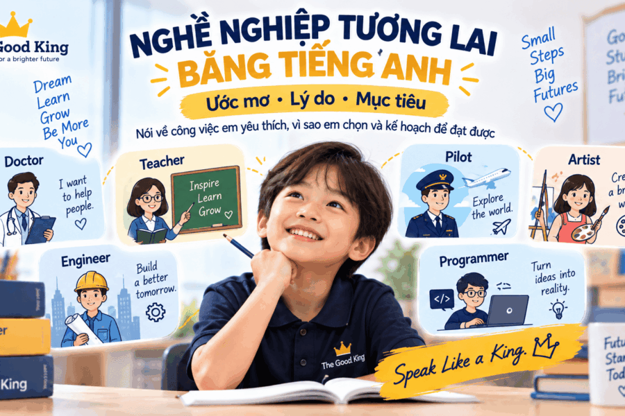Cách nói về nghề nghiệp tương lai bằng tiếng Anh: Ước mơ, mục tiêu và lý do