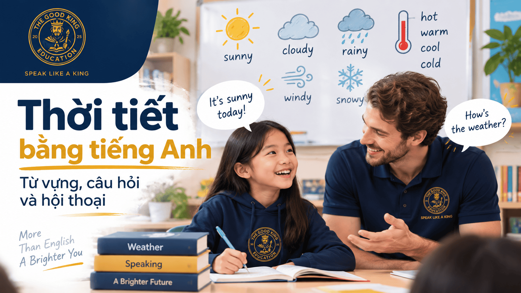 Cách nói về thời tiết bằng tiếng Anh: Hỏi, trả lời và trò chuyện tự nhiên