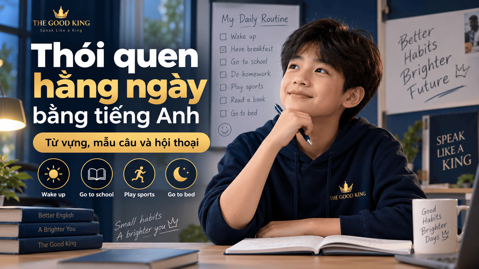 Cách nói về thói quen hằng ngày bằng tiếng Anh tự nhiên: Từ vựng, mẫu câu và hội thoại