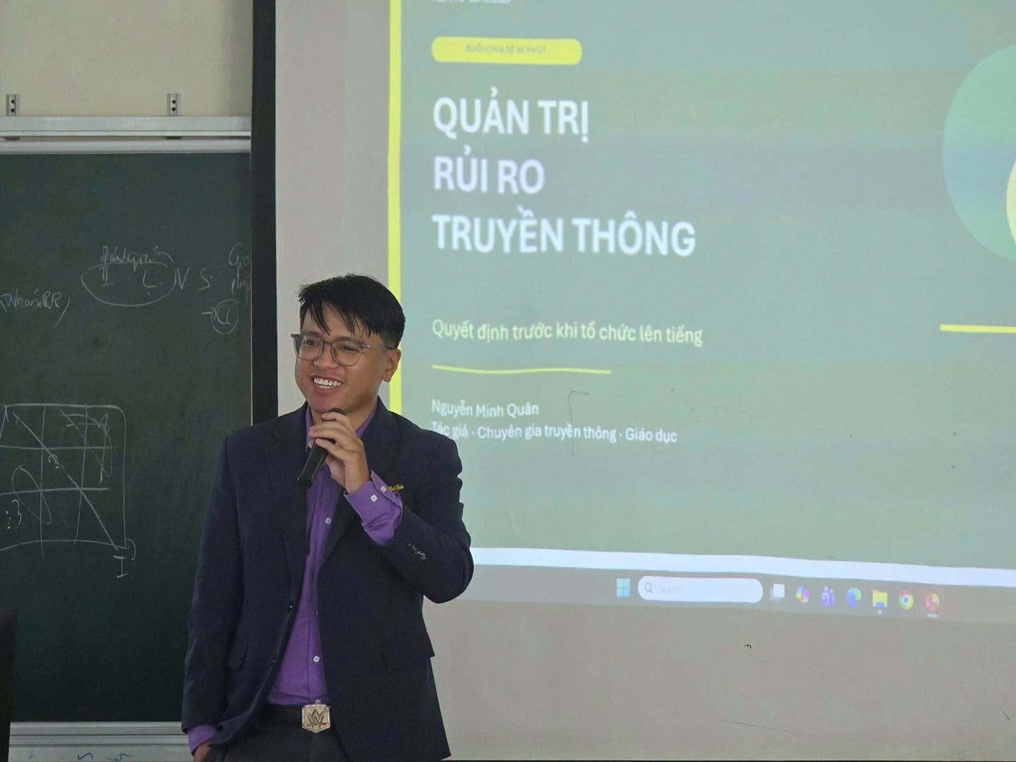 Người sáng lập The Good King tham gia thỉnh giảng chuyên đề quản trị rủi ro truyền thông tại FTU